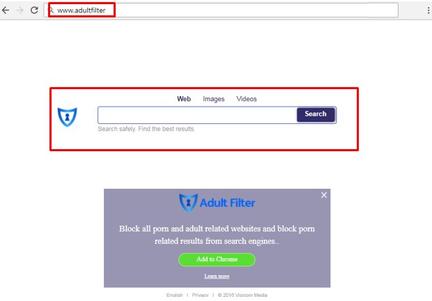Adultfilter.net – Browser Redirect Virus Removal Tool